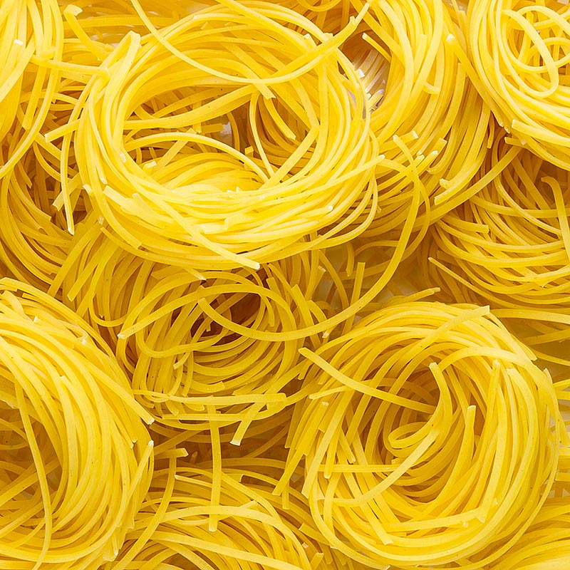 Granoro Tagliolini dengan telur, 2 mm, sarang pasta pita, No.119 - 500 gram - Tas