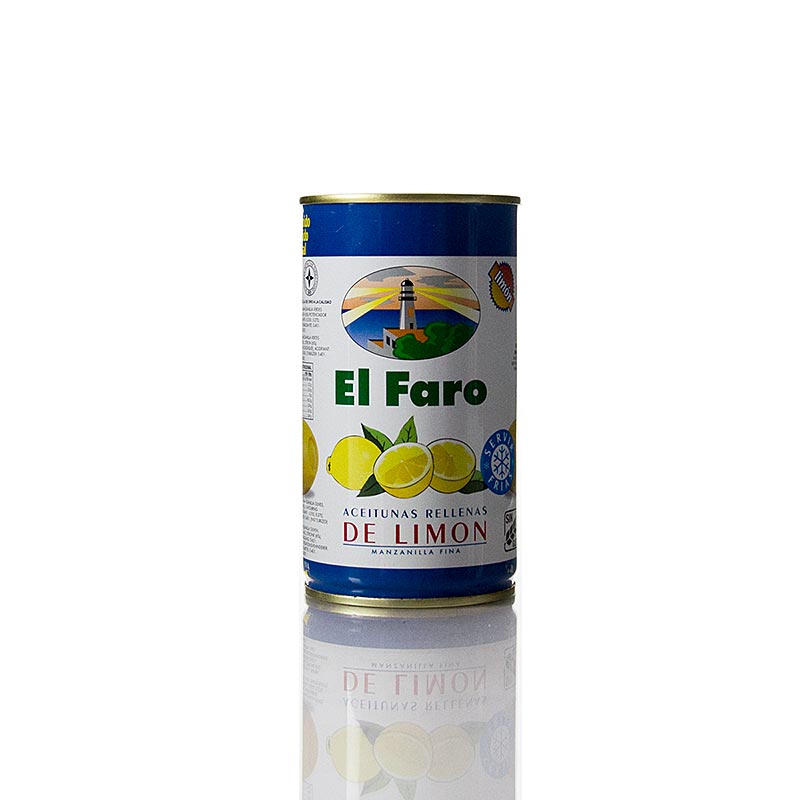 Ullinj jeshil, pa kokrra, me paste limoni, ne shellire, El Faro - 350 g - mund