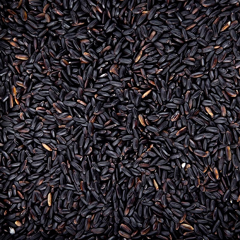 Nasi butiran pendek hitam alami, Piedmont, ideal untuk risotto - 500 gram - tas