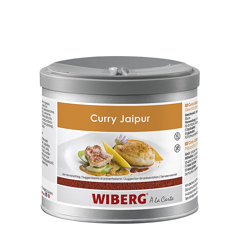 Wiberg Curry estilo Jaipur, vermelho brilhante - 250g - Aroma seguro