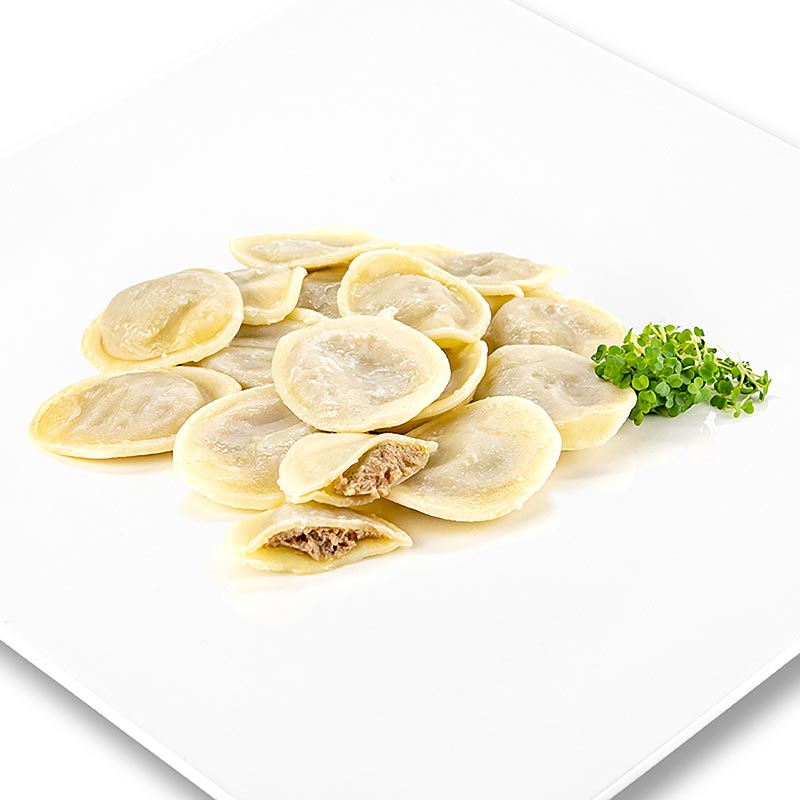 Raviolis amb foie gras d`anec, rougie - 1,5 kg, aproximadament 145 peces - bossa