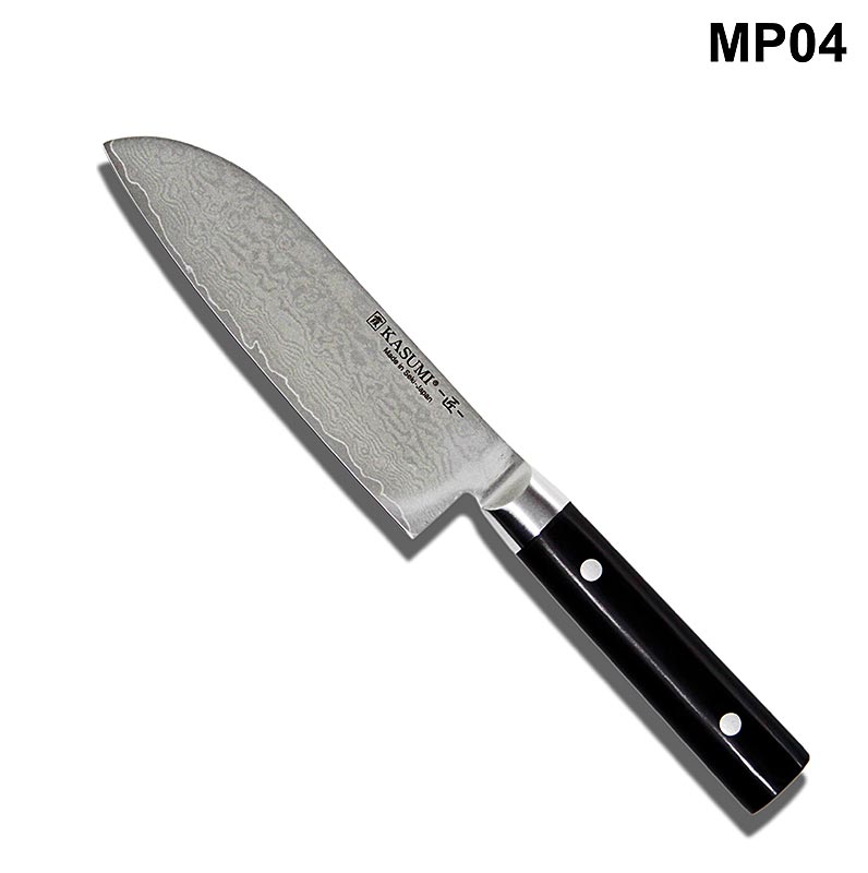 Kasumi MP-04 Obra maestra Damasco Santoku, 13 cm - 1 pieza - caja