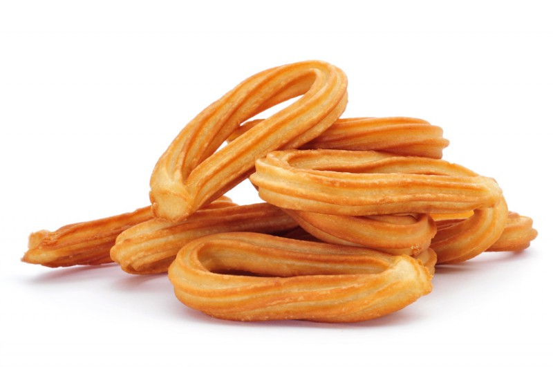 Churros - pastes grasses per fregir - 4 kg, 130 peces aprox - Cartro