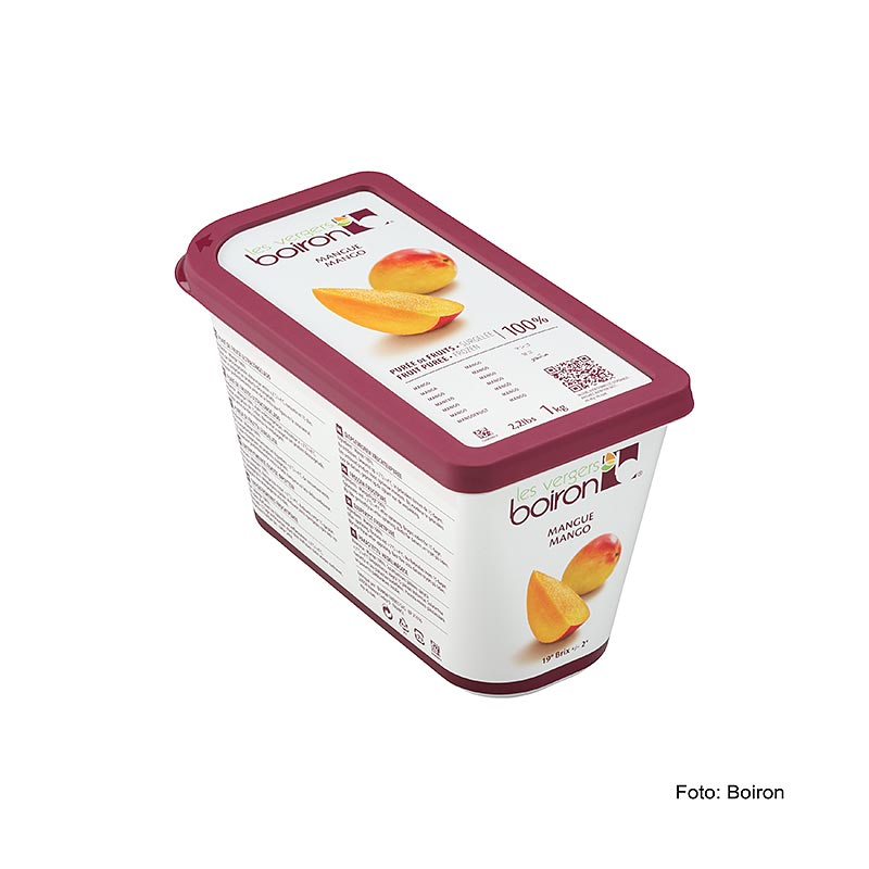 Purea di mango Boiron, non zuccherata - 1 kg - Guscio in PE