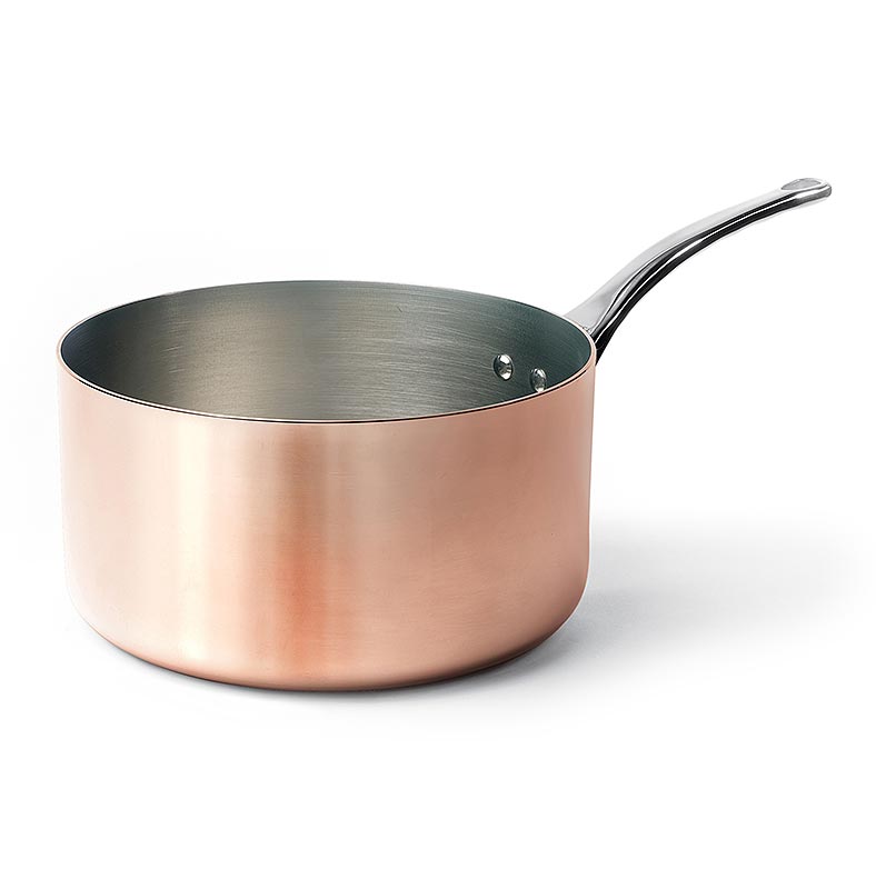 deACQUIRENTE Casseruola a induzione Prima Matera, acciaio inox ramato, Ø 14 cm - 1 pezzo - Cartone