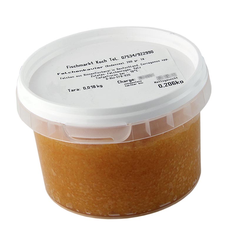 Caviar de peixe branco, Alemanha - 200g - Vidro