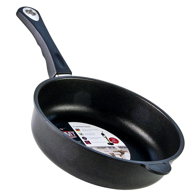 AMT Gastroguss, kuali braising, aruhan, Ø 24cm, tinggi 7cm - 1 keping - Longgar