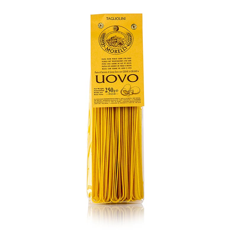 Morelli 1860 Tagliolini al Uovo, kananmunalla ja vehnanalkiolla - 250 g - laukku