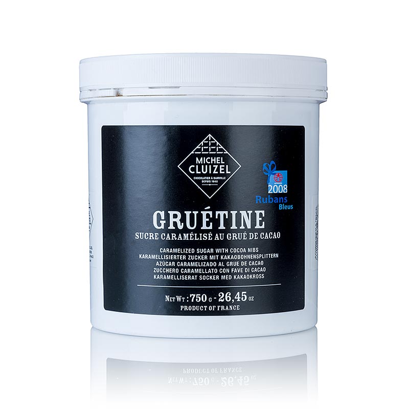 Gruetine - Grue de cacau caramel·litzat (molles de cacau), Michel Cluizel - 750 g - Cubell de PE