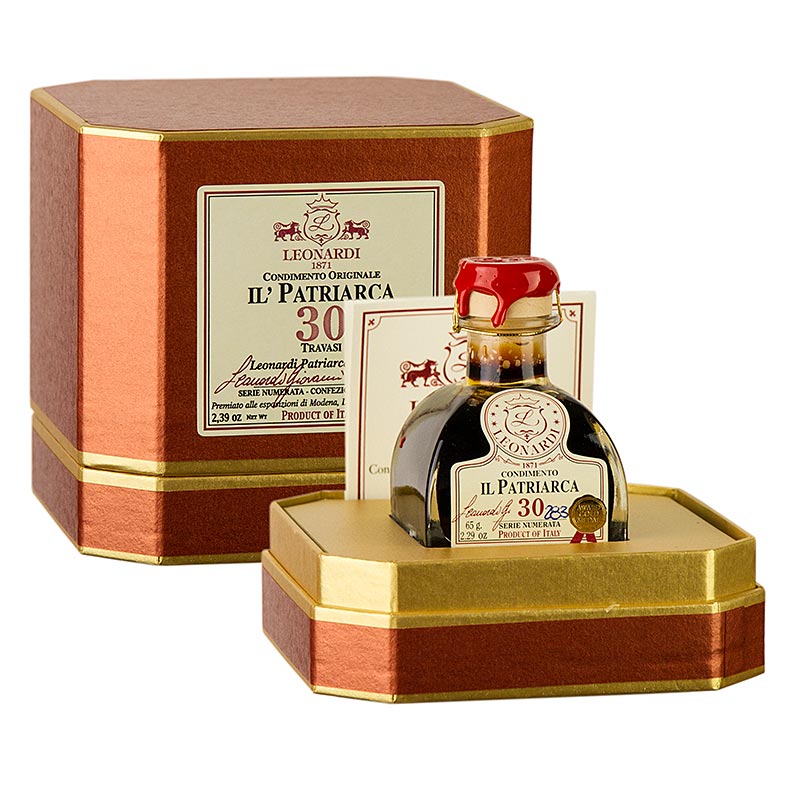 Leonardi - Condimento Balsamico Patriarca, 30 anos G360 - 50ml - Garrafa