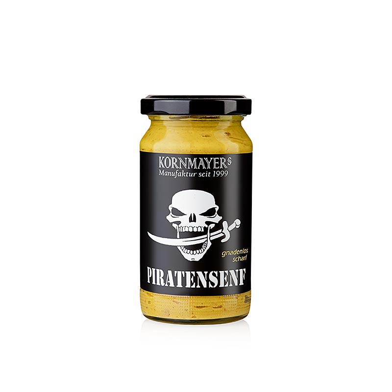 Kornmayer - Piratsennep, med roed pepper og rom, nadeloest varm - 210 ml - Glass