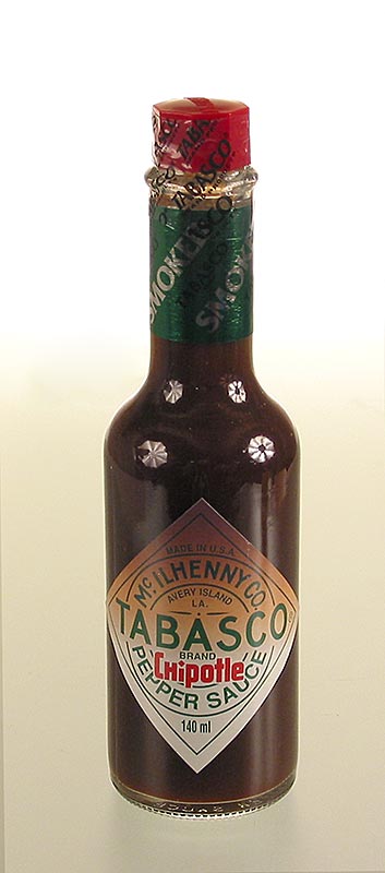 Tabasco chipotle, savustettuja jalapenoja, mausteinen, McIlhenny - 150 ml - Pullo