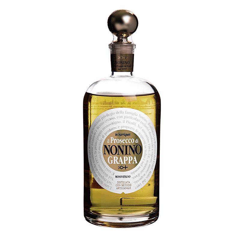 Grappa Monovitigno Il Prosecco Barriques, grappa varietas anggur, 41% vol., Nonino - 700ml - Botol