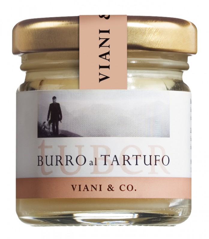 Burro al tartufo bianco, manteiga com trufas brancas - 25g - Vidro