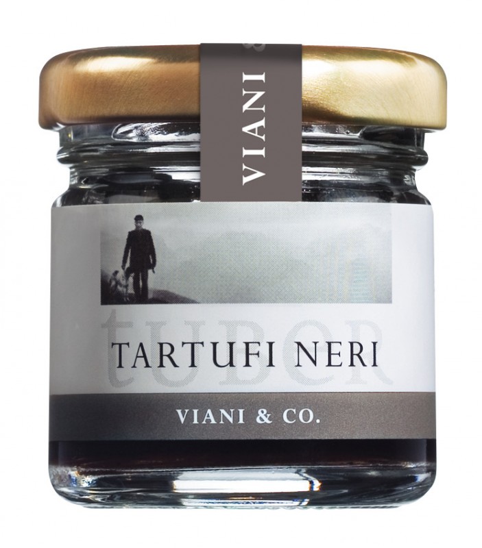 Tartufi neri interi, truffle musim sejuk keseluruhan, ubi melanosporum - 12.5g - kaca