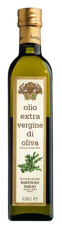 Olio virgen extra Bartolini Classico, aceite de oliva virgen extra Bartolini, Bartolini - 500ml - Botella