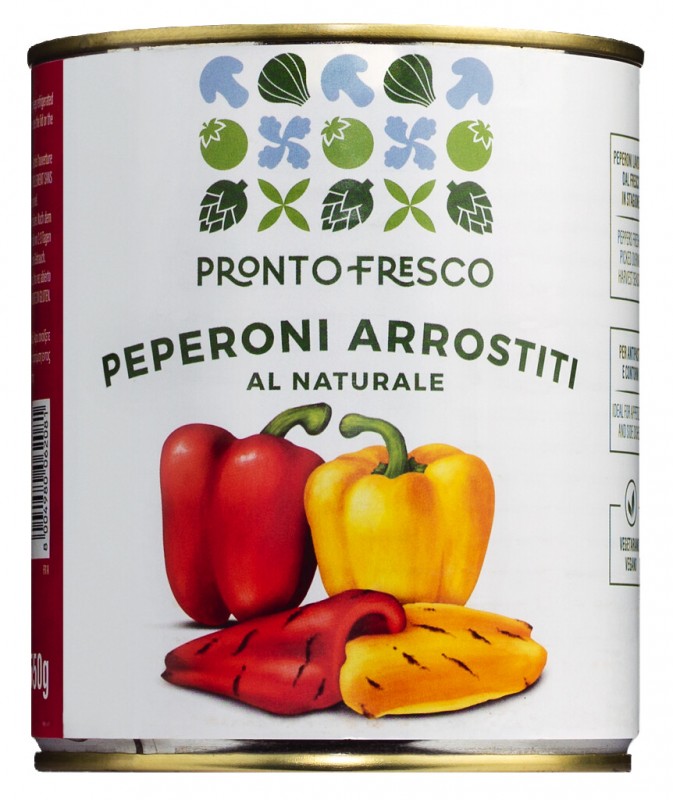 Pepperoni arrostiti, paprikafileet, paahdetut, Greci, Prontofresco - 800g - voi