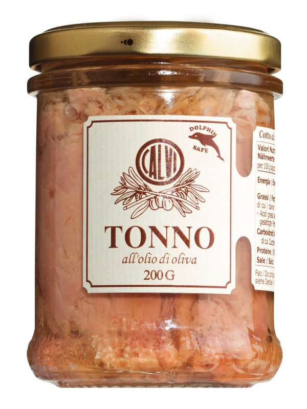 Tonno all`olio d`oliva, ton ne vaj ulliri, Calvi - 200 g - Xhami