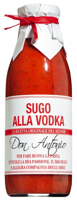 Sugo alla Vodka, tomatsosa medh vodka, Don Antonio - 480ml - Flaska