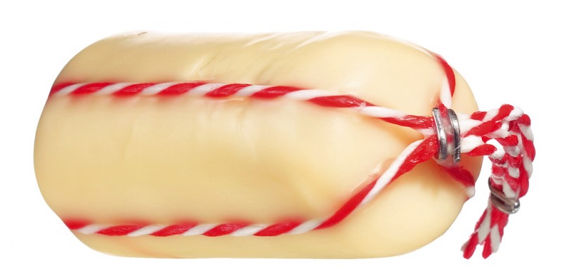 Provolone dolce Topolino, djathe i vogel i ri gjysme i forte, qumesht lope, Latteria Soresina - 270 g - Pjese