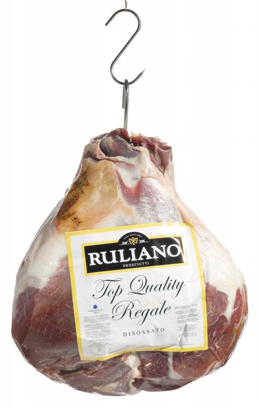 Prosciutto di Parma DOP, Pelatello, Parmaskinke DOP uten bein, uten skall, Ruliano - ca 5 kg - Stykke