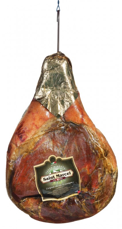 Jambon Cru Saint Marcel, Aosta Valley jurtaskinka, urbeinadh, La Valdotaine - ca 8,5 kg - Stykki