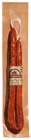 Chistorra Chorizo, sallam natyral, derri me speca, Alejandro - 200 g - Pjese