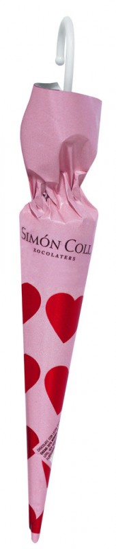 Sombrilla Hearts, pajangan, payung coklat, pajangan, Simon Coll - 30x35g - menampilkan