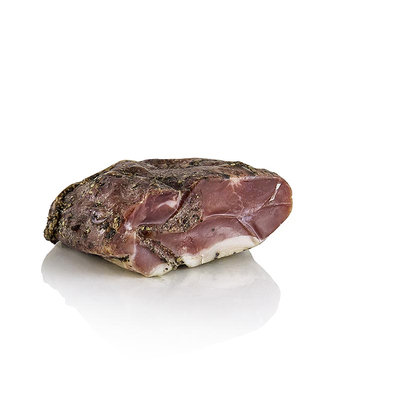 Lomo Serrano - Lombo de porco Duroc inteiro, com pimenta, Espanha - aprox. 400g - vacuo