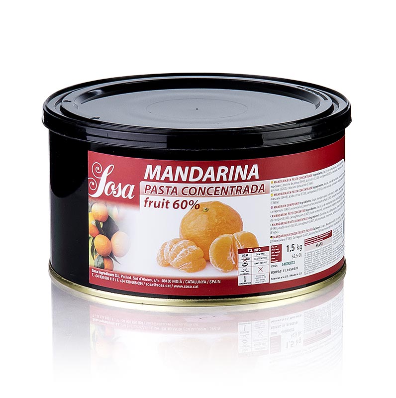 Sosa Paste - Mandariner 37420 - 1,5 kg - Pe kan