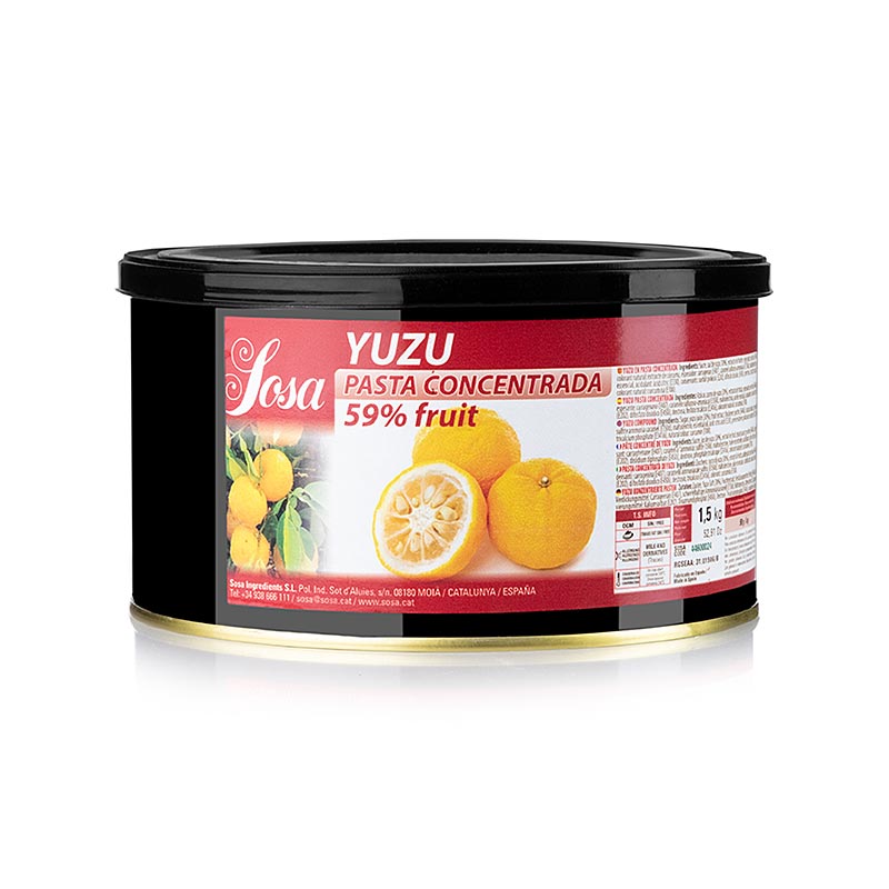 Pasta Sosa - yuzu - 1,5 kg - Pe pode