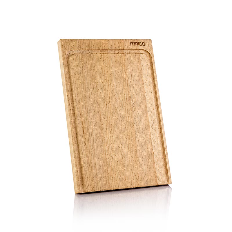 Tabla de cortar Maigo Felix, madera de haya, 19 x 28,5 cm - 1 pieza - Perder