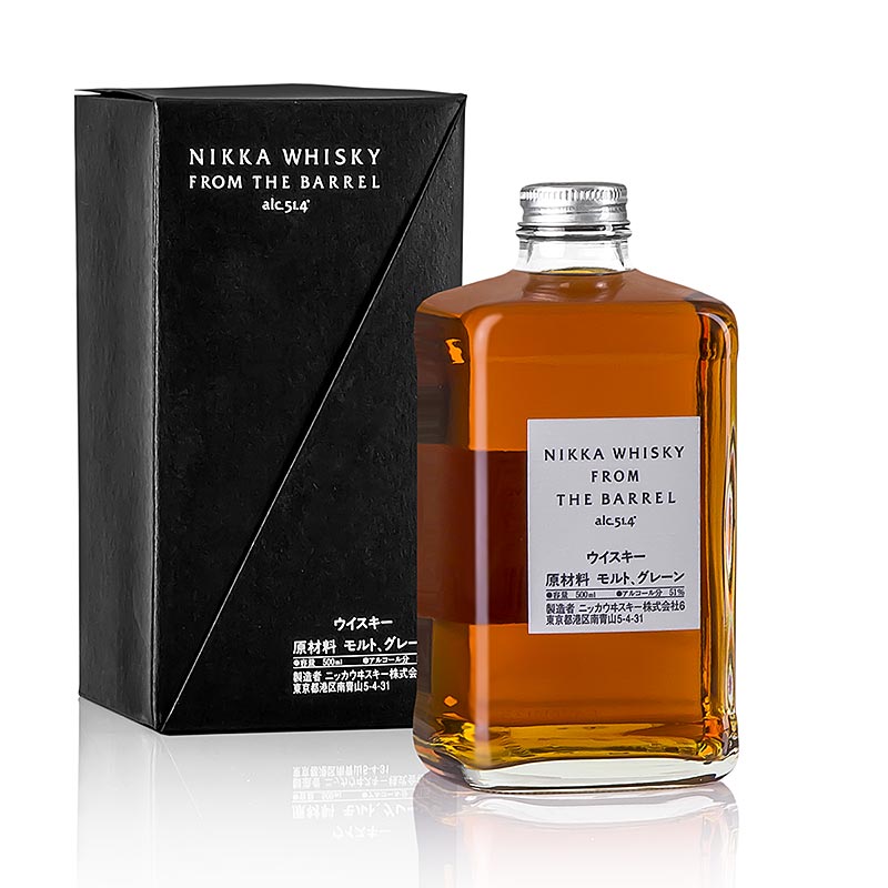 Whisky Nikka mezclado de barril, 51,4 % vol., Japon - 500ml - Botella