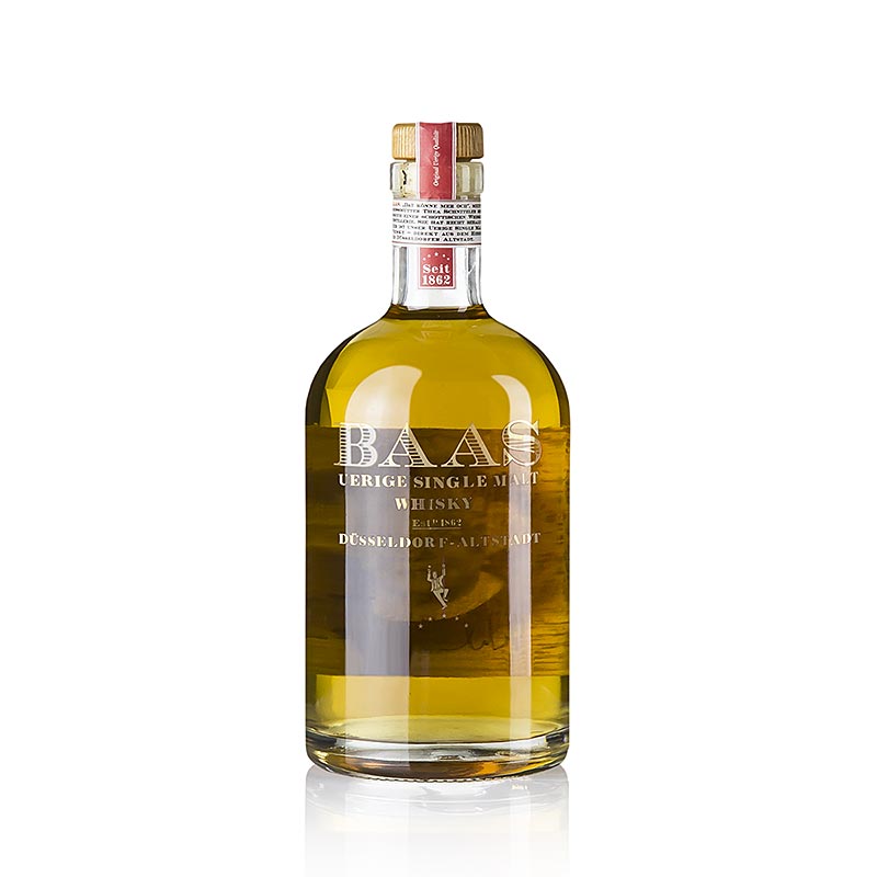 Single malt viski Uerige Baas, 3 ara, American Oak, 42,5% rummal, Dusseldorf - 500ml - Flaska