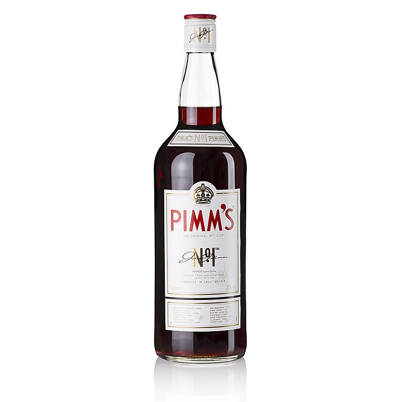 Pimm`s No.1, licor de ginebra, Gran Bretana, 25% vol. - 1 litro - Botella