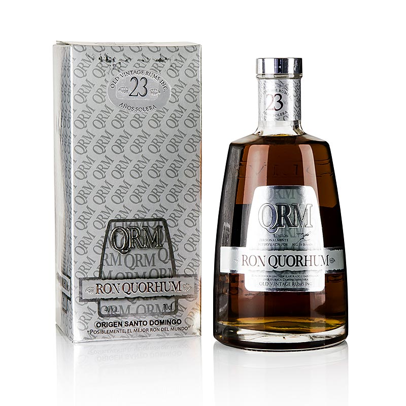 Rum Quorhum, 23 anni, Repubblica Dominicana, 40% vol. - 700ml - Bottiglia