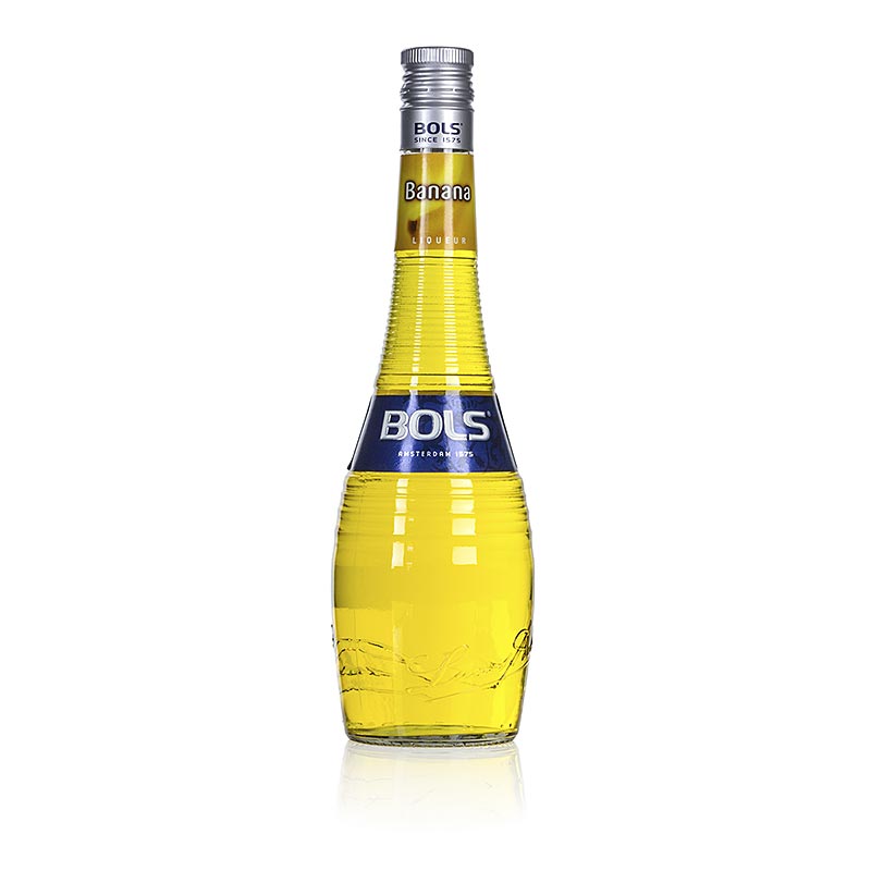 Bols Yellow Banana, keltainen banaanilikoori, 17 tilavuusprosenttia. - 700 ml - Pullo