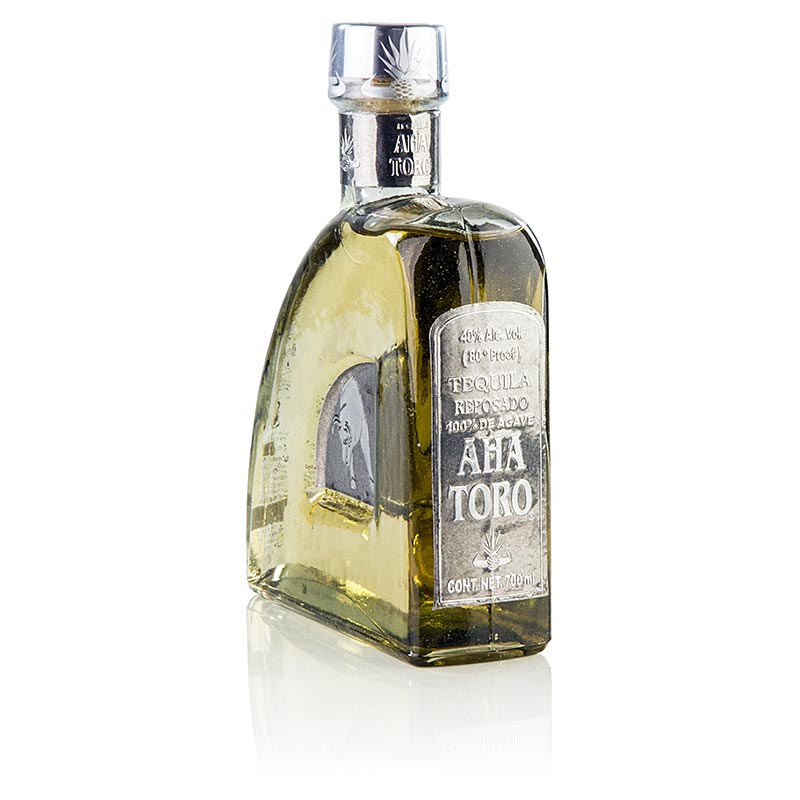 Aha Toro Reposado Tequila, 9 meses em barril Jack Daniels, 40% vol. - 700ml - Garrafa