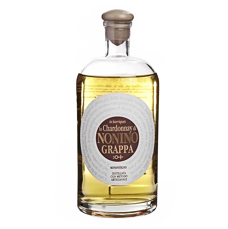 Grappa Monovitigno Lo Chardonnay Barriques, grappa varietas anggur, 41% vol., Nonino - 700ml - Botol