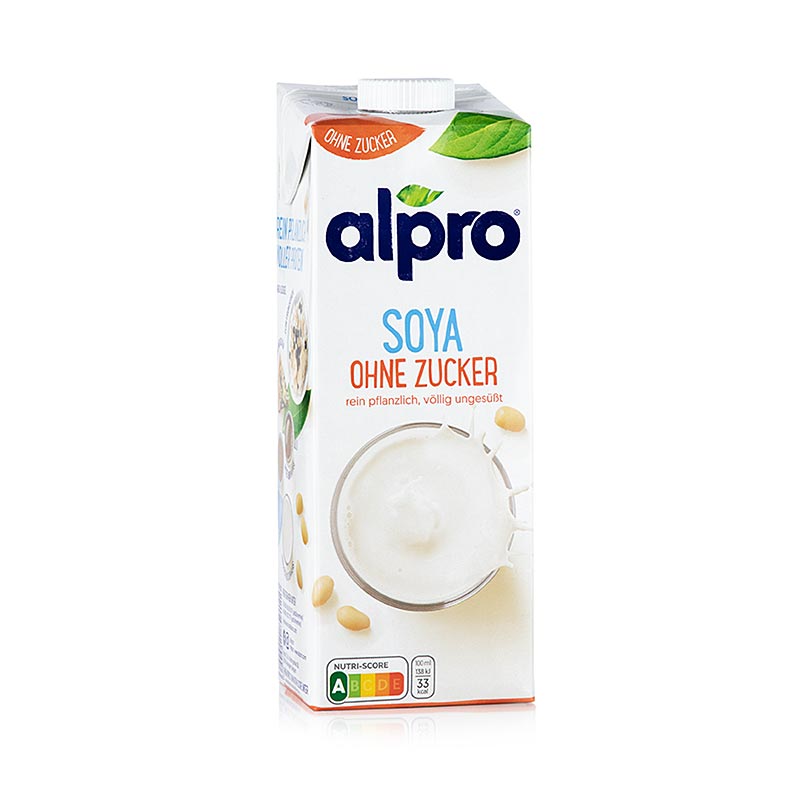 Bevanda di soia, non zuccherata, alpro - 1 litro - Confezione tetra