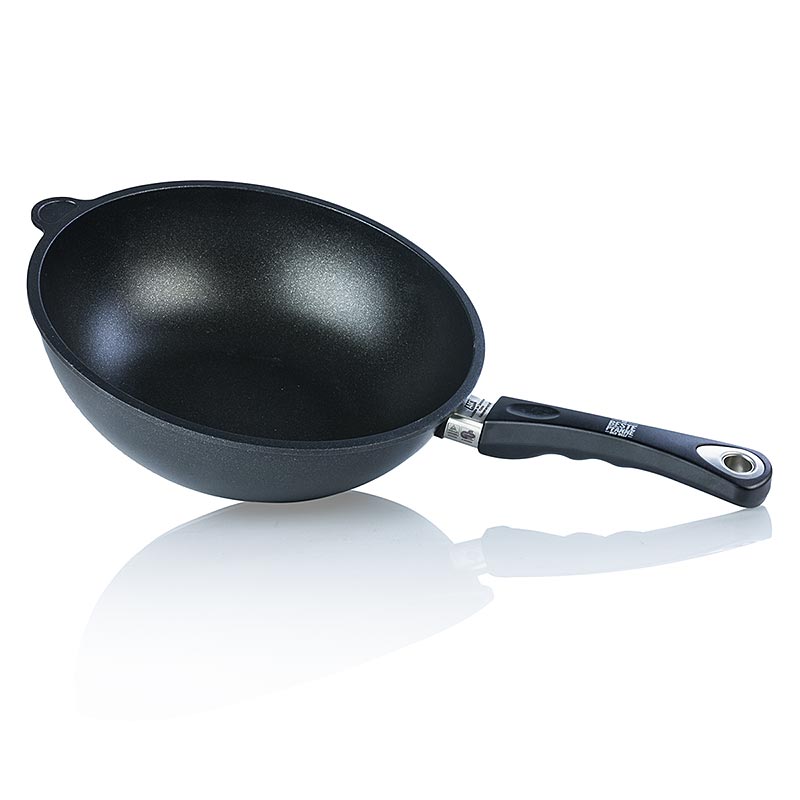 AMT Gastroguss, frigideira wok, Ø 28cm, 11cm de altura - 1 pedaco - Cartao