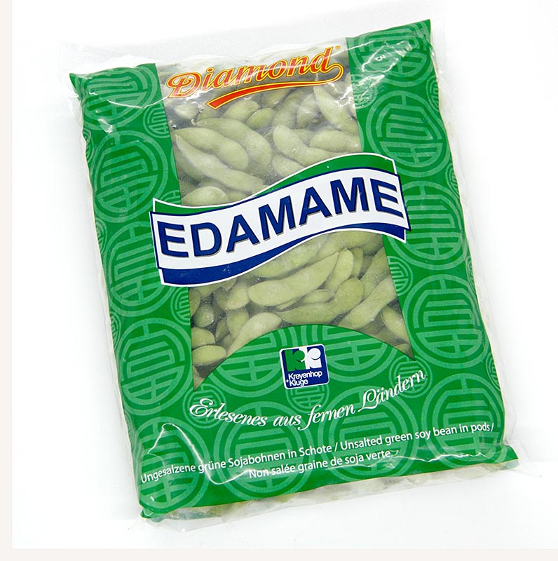 Edamame - soyaboenner, med skall - 1 kg - bag