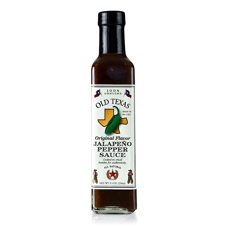 Old Texas - Molho de Churrasco com Pimenta Jalapeno - 250ml - Garrafa