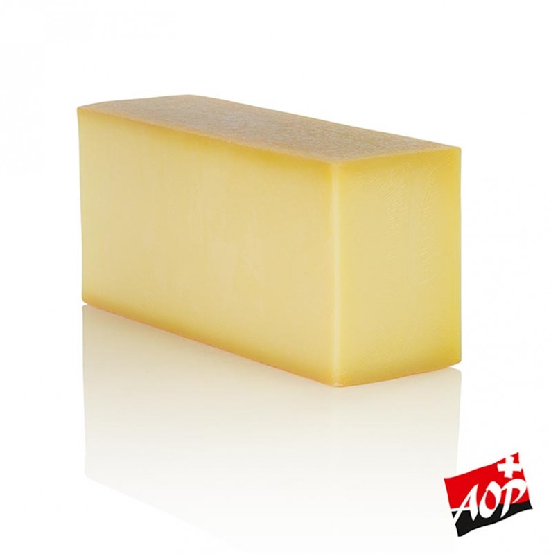 Gryerzer ostur, (Gruyere AOP), throskadhur i 6 manudhi - ca 2,5 kg - tomarum