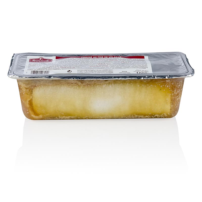 Terrine av kyllinglever, rougie - 1 kg - PE-skall