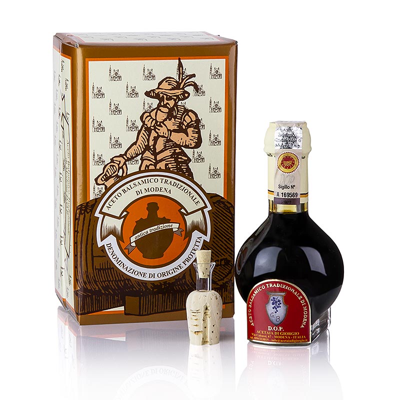 Aceto Balsamico Tradicional di Modena DOP, 12 anos, Acetaia di Giorgio - 100ml - Garrafa