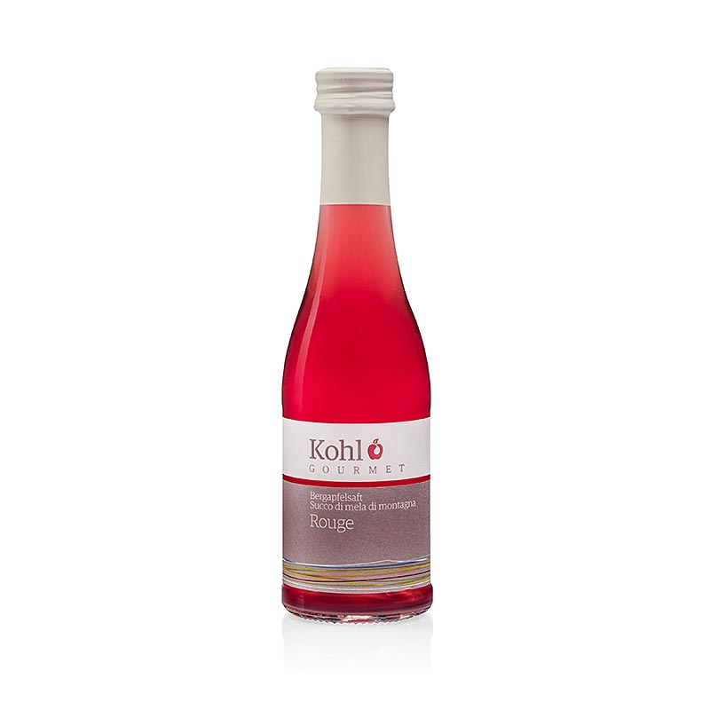 Gourmet berg appeljuice rouge, kal - 200 ml - Flaska