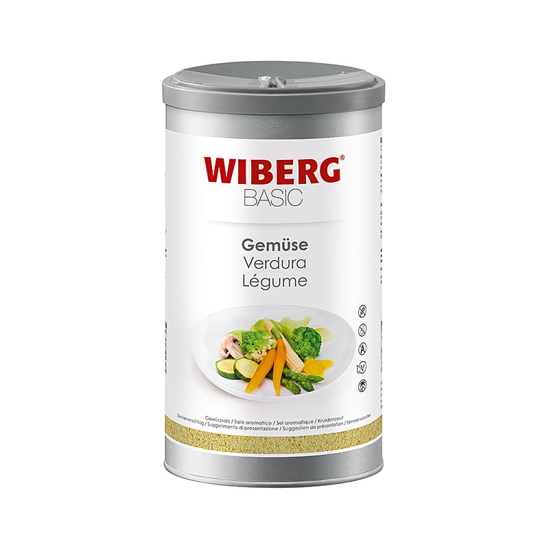 Verduras Wiberg BASIC, sal condimentada - 1 kg - caja de aromas