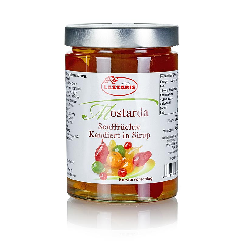 Sinapin hedelmat, kokonaiset - 720 g - Lasi