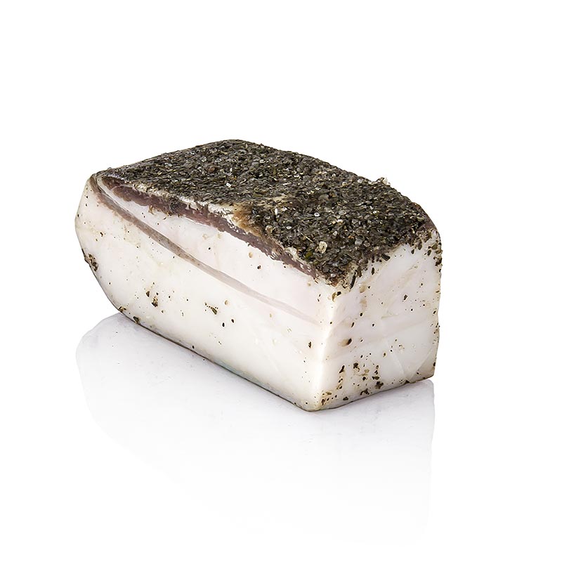 Lardo - Pancetta toscana, salumi di Montalcino - circa 500 gr - vuoto